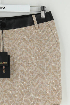 Mini jupe Zadig & Voltaire Beige en Coton