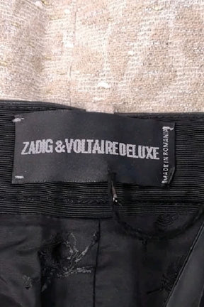 Mini jupe Zadig & Voltaire Beige en Coton
