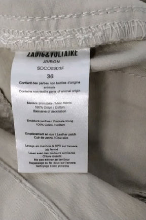 Mini jupe Zadig & Voltaire Beige en Coton