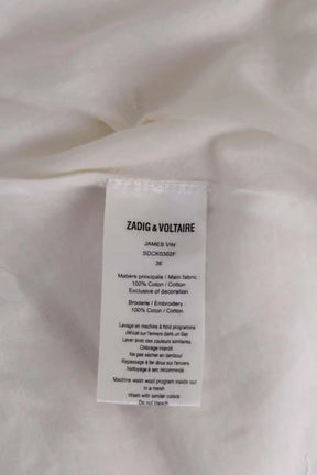 Mini jupe Zadig & Voltaire Blanc en Coton