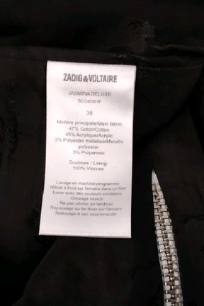 Mini jupe Zadig & Voltaire Doré en Coton