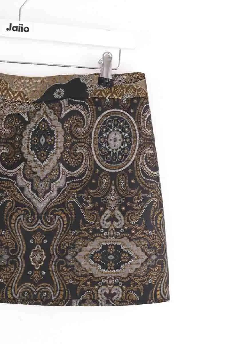 Mini jupe Zadig & Voltaire Doré en Synthétique