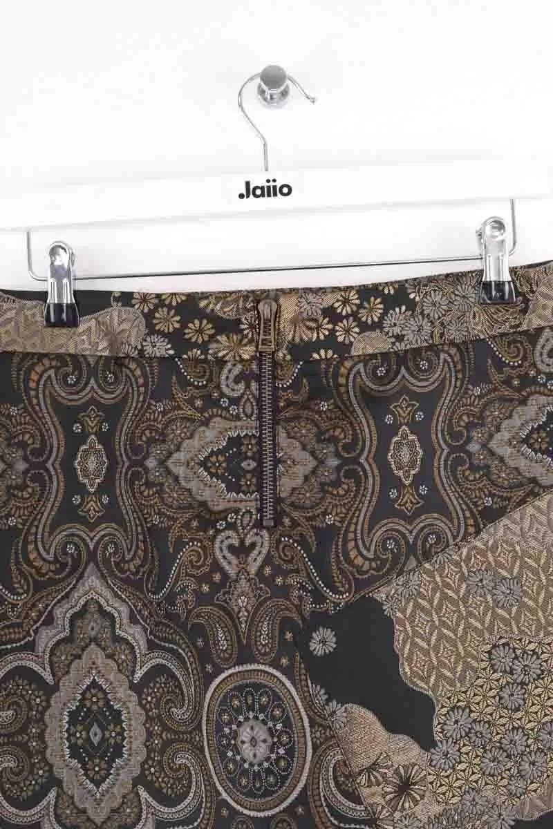 Mini jupe Zadig & Voltaire Doré en Synthétique