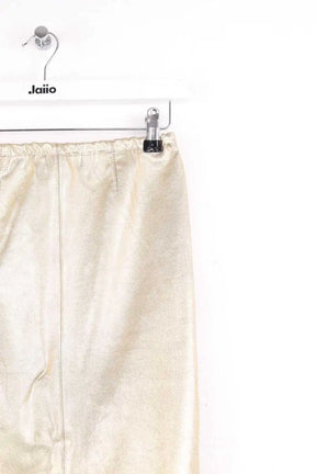 Mini jupe Zadig & Voltaire Jaden metal Doré en Cuir