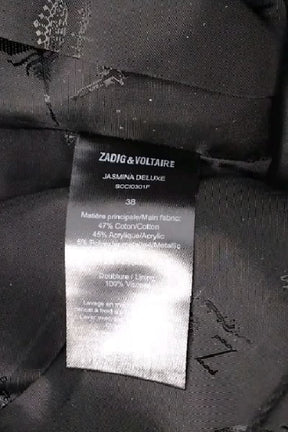 Mini jupe Zadig & Voltaire Noir en Coton
