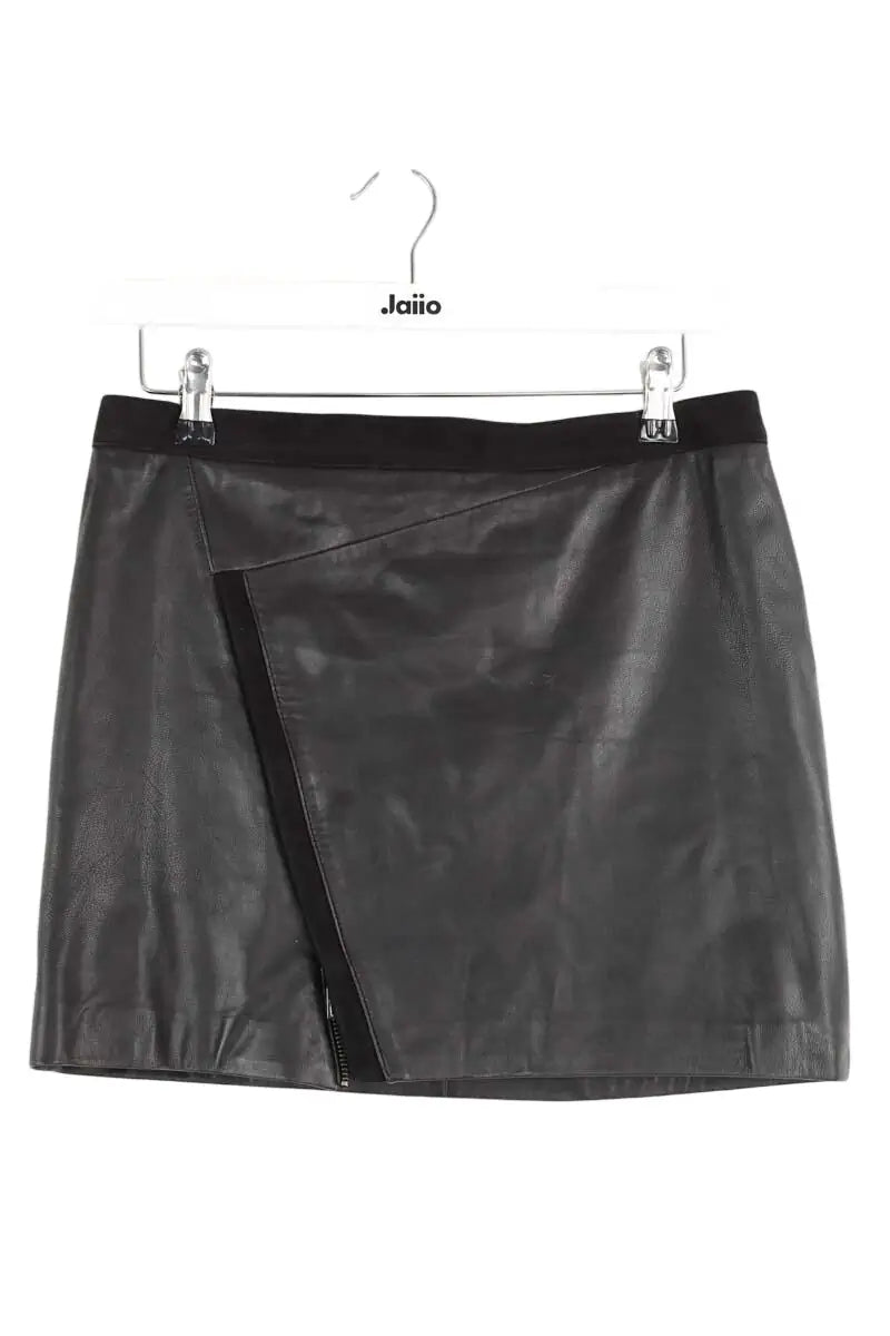 Mini jupe Zadig & Voltaire Noir en Cuir, taille M - Seconde Main