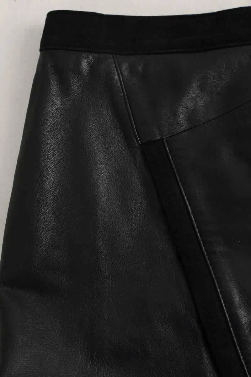 Mini jupe Zadig & Voltaire Noir en Cuir