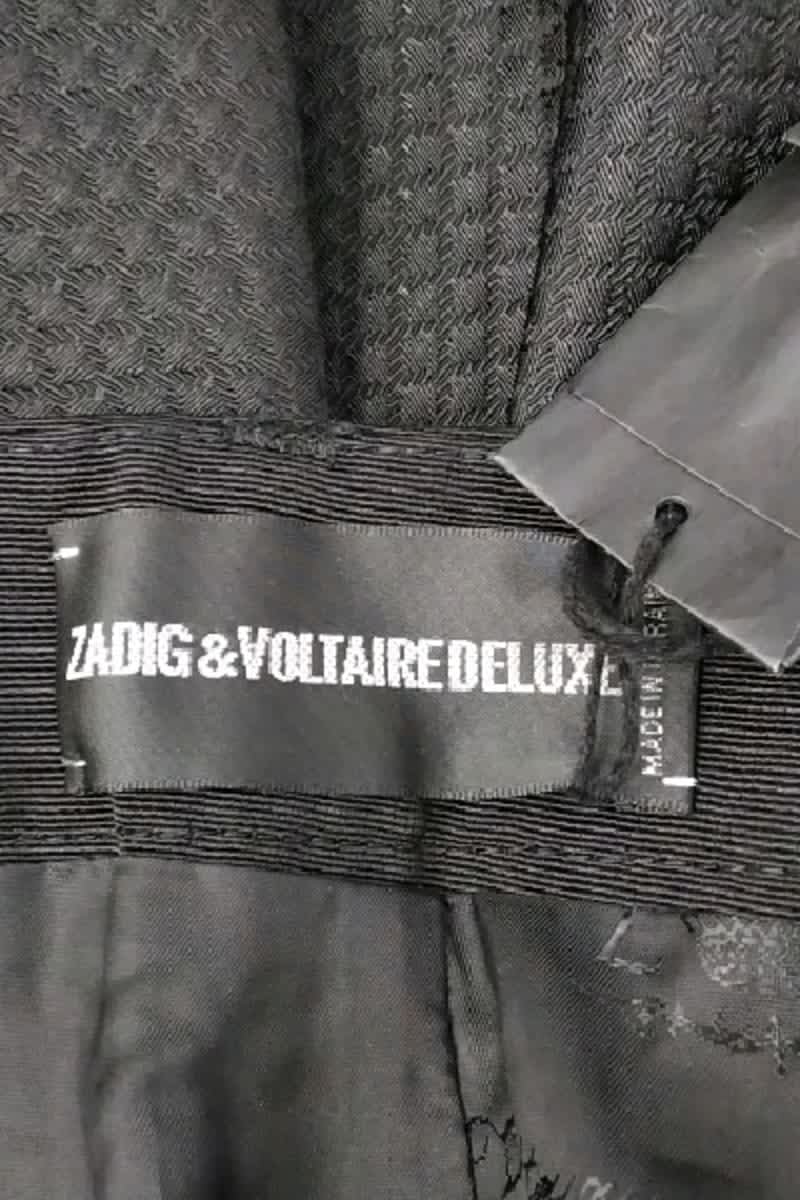 Mini jupe Zadig & Voltaire Noir en Polyester