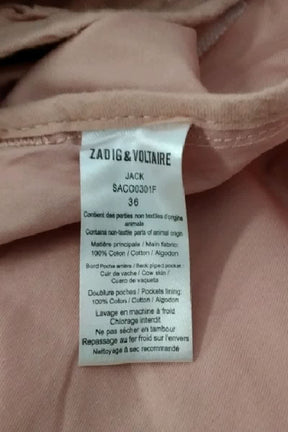 Mini jupe Zadig & Voltaire Rose en Coton