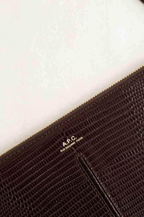 Mini sac APC Marron en Cuir