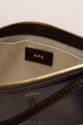 Mini sac APC Marron en Cuir
