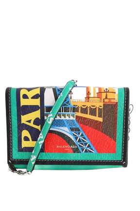 Mini sac Balenciaga Bazaar mini Vert en Cuir - Seconde Main