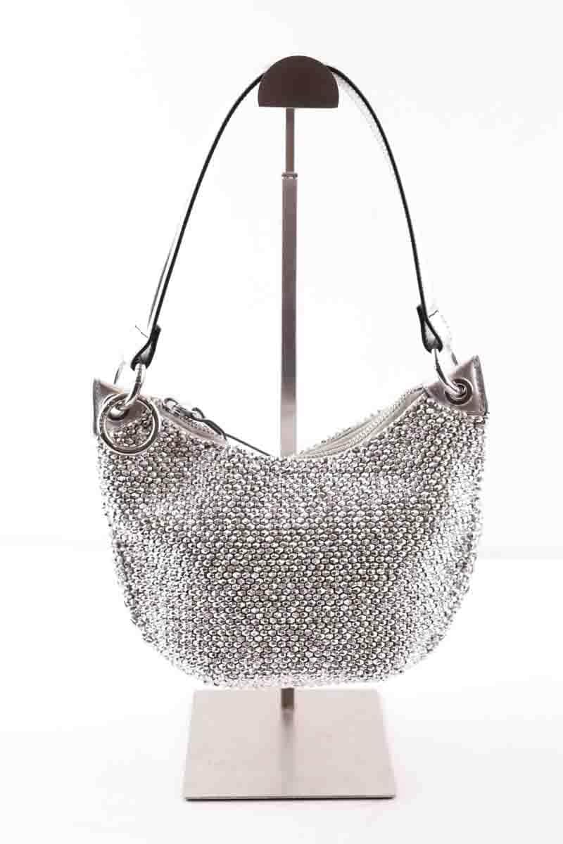 Mini sac Bash Argent en Tissu