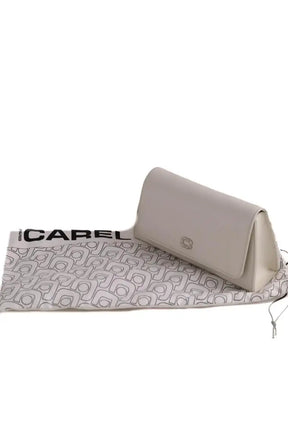 Mini sac Carel Ecru en Cuir