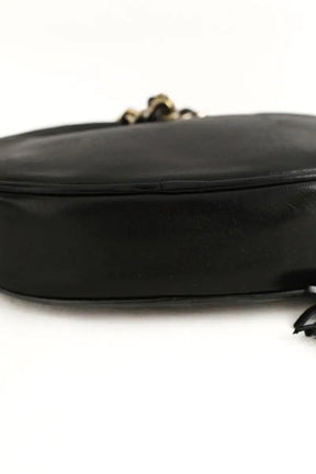 Mini sac Chanel Tambourin Noir en Cuir