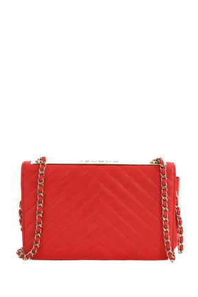 Mini sac Chanel Trendy CC Wallet on Chain Orange en Cuir