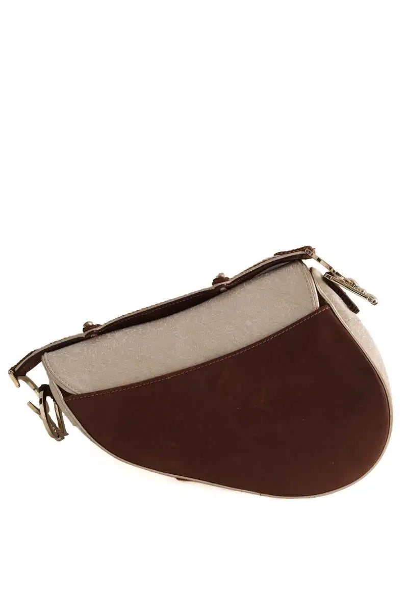 Mini sac Dior Saddle Marron en Cuir