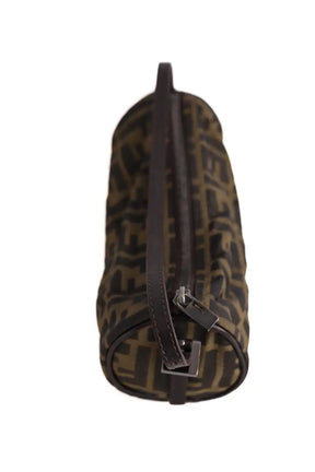 Mini sac Fendi Baguette en toile Marron en Tissu