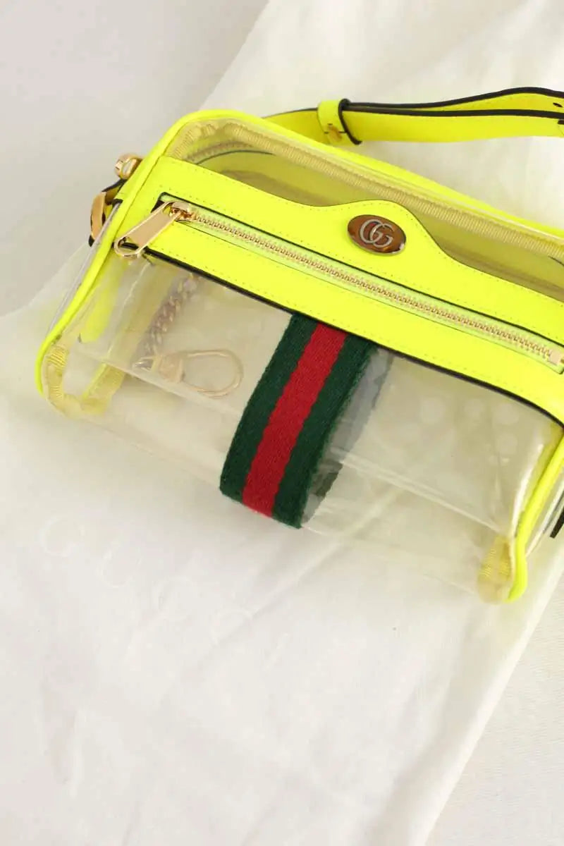Mini sac Gucci Jaune en Tissu