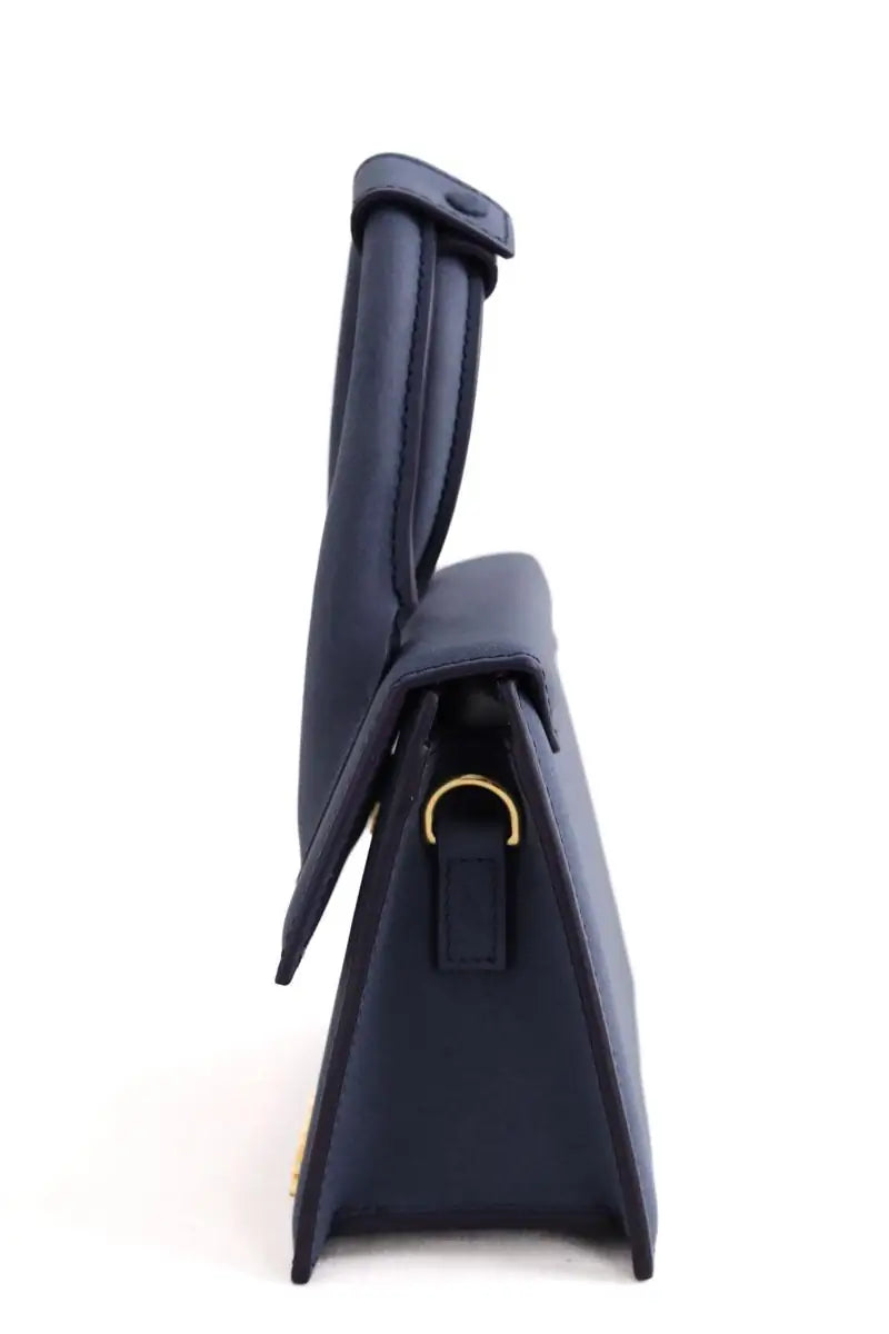 Mini sac Jacquemus Chiquito noeud Bleu en Daim