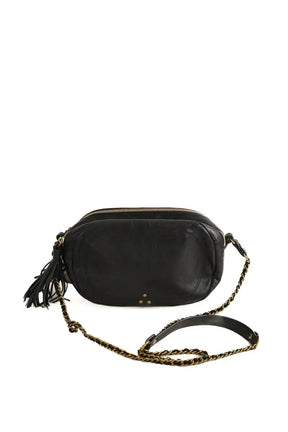 Mini sac Jérôme Dreyfuss Marc Noir en Cuir