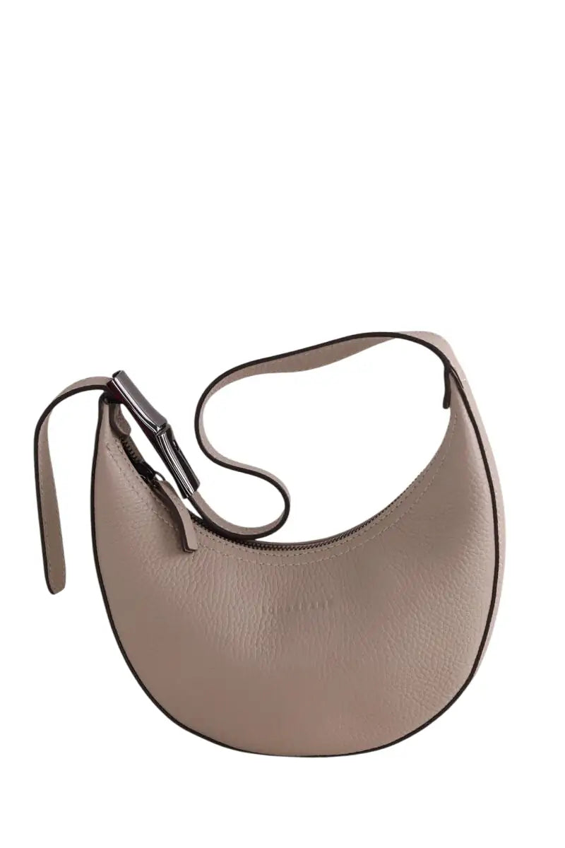 Mini sac Longchamp Le Foulonné petite Gris en Cuir - Seconde Main