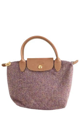 Mini sac Longchamp Marron en Tissu - Seconde Main