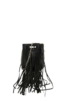 Mini sac Maje Noir en Cuir - Seconde Main