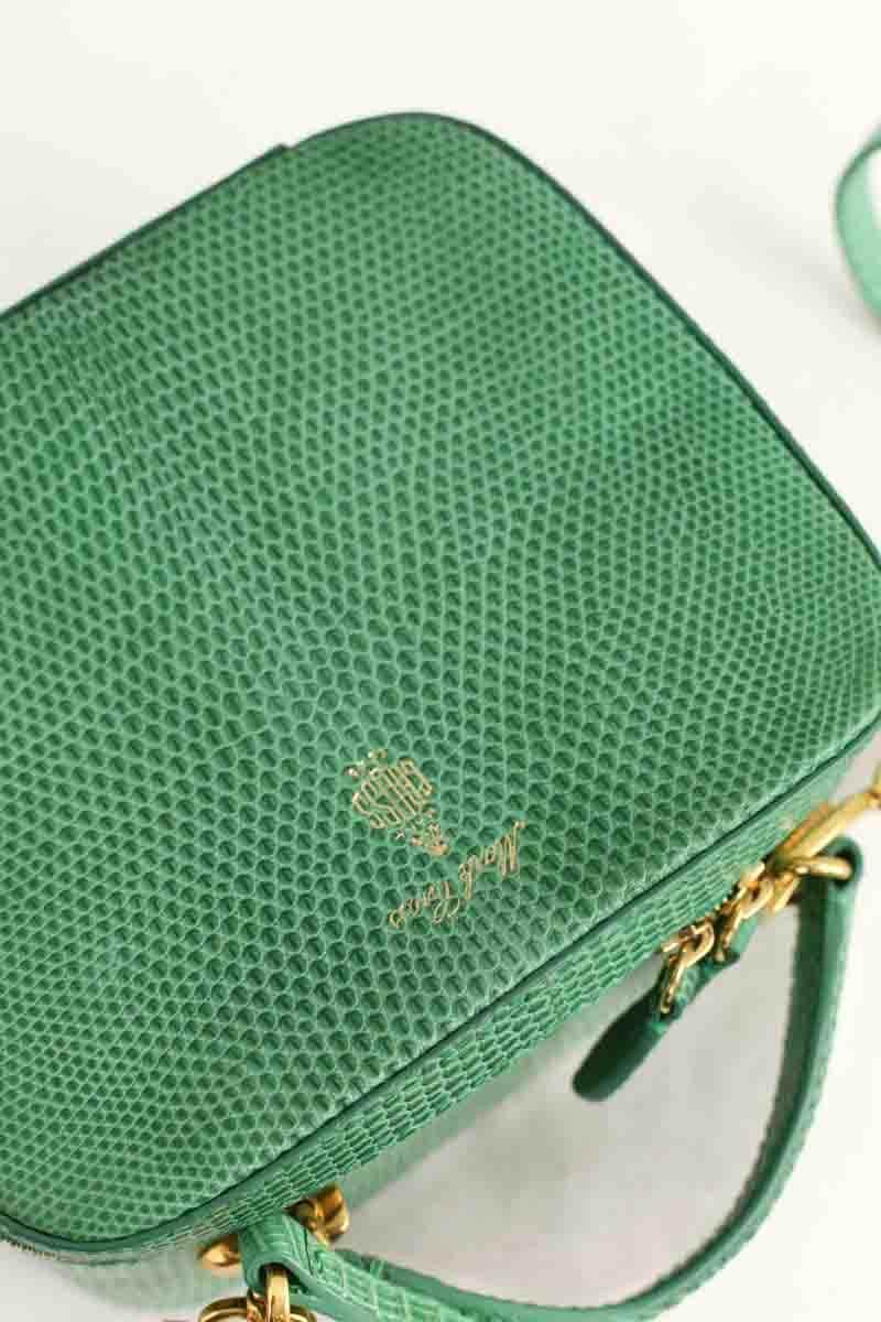 Mini sac Mark Cross Vert en Cuir