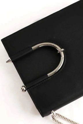 Mini sac Mugler Noir en Cuir