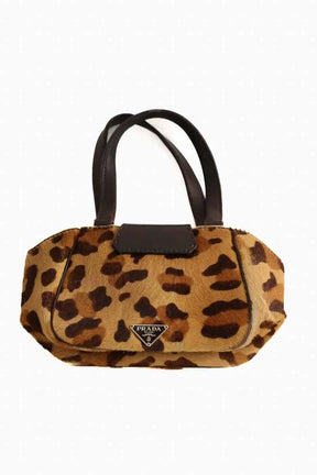 Mini sac Prada Beige en Cuir