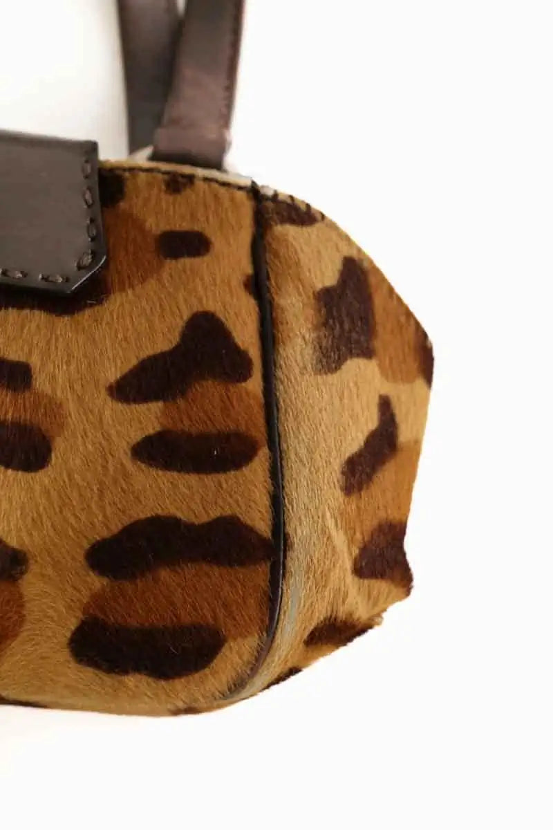 Mini sac Prada Beige en Cuir