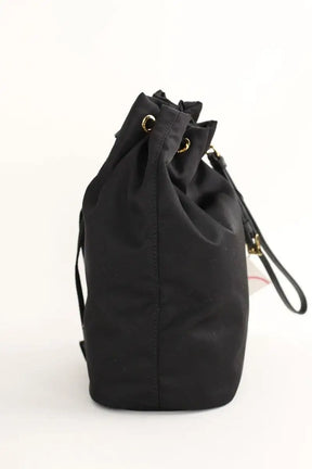 Mini sac Prada Noir en Tissu