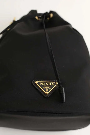 Mini sac Prada Noir en Tissu