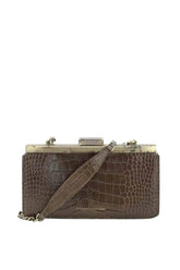 Mini sac Tammy & Benjamin Marron en Cuir - Seconde Main