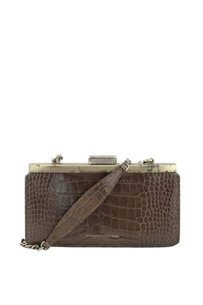 Mini sac Tammy & Benjamin Marron en Cuir - Seconde Main