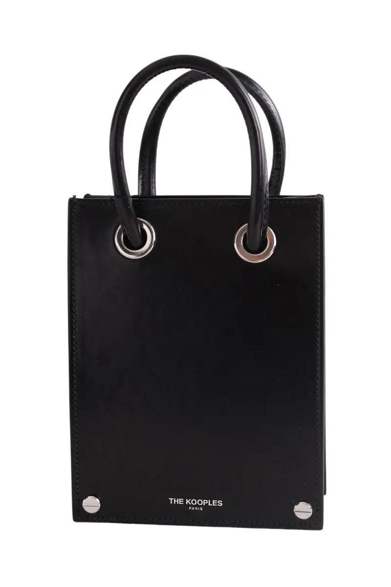 Mini sac The Kooples Noir en Cuir - Seconde Main