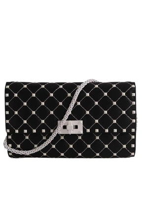 Mini sac Valentino Rockstud spike Noir en Cuir - Seconde Main