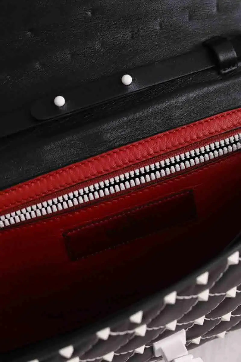 Mini sac Valentino Rockstud spike Noir en Cuir