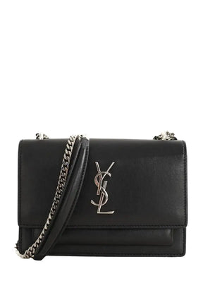 Mini sac Yves Saint Laurent Sunset Noir en Cuir - Seconde Main