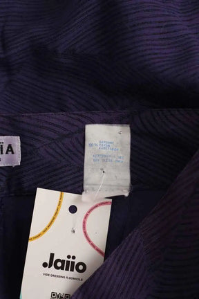 Mini short Alaïa Violet en Coton