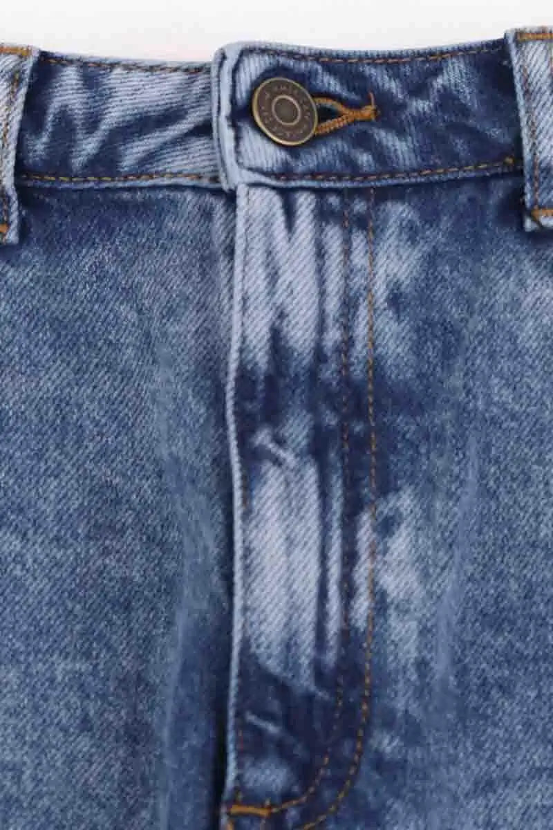 Mini short American Vintage Bleu en Coton