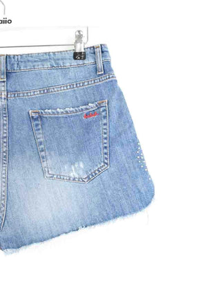 Mini short Ba&Sh Bleu en Coton