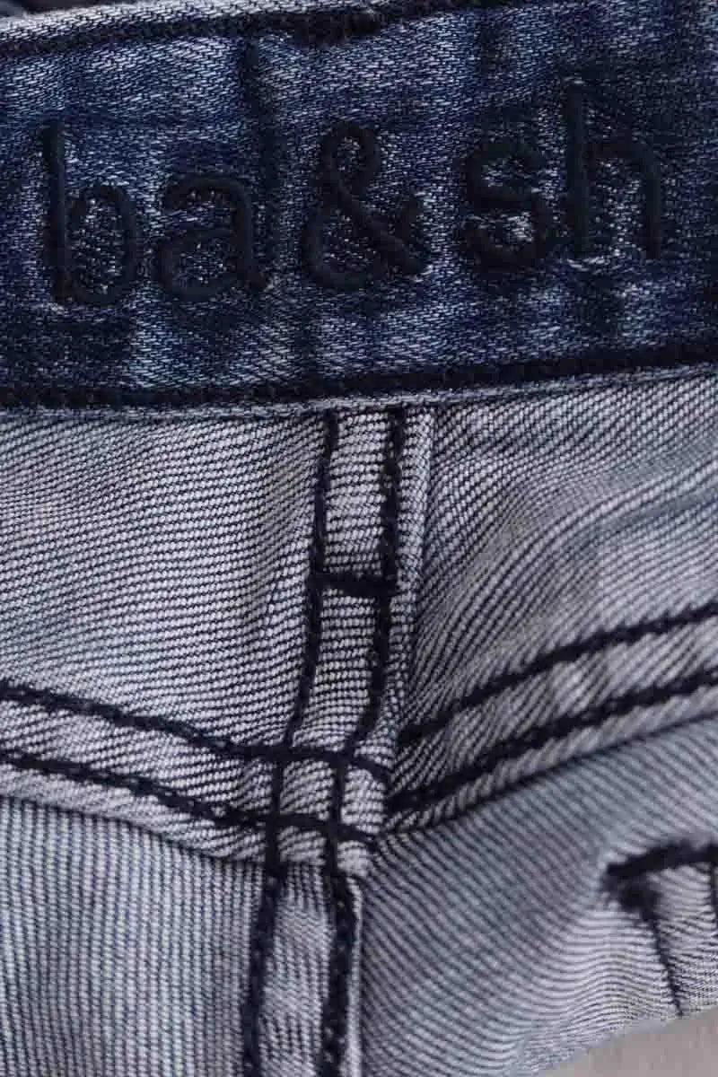 Mini short Ba&Sh Bleu en Coton