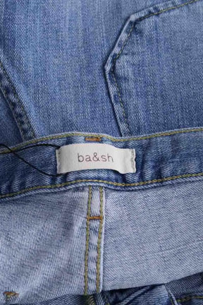 Mini short Ba&Sh Bleu en Coton