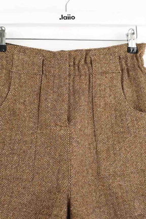 Mini short Bash Marron en Laine