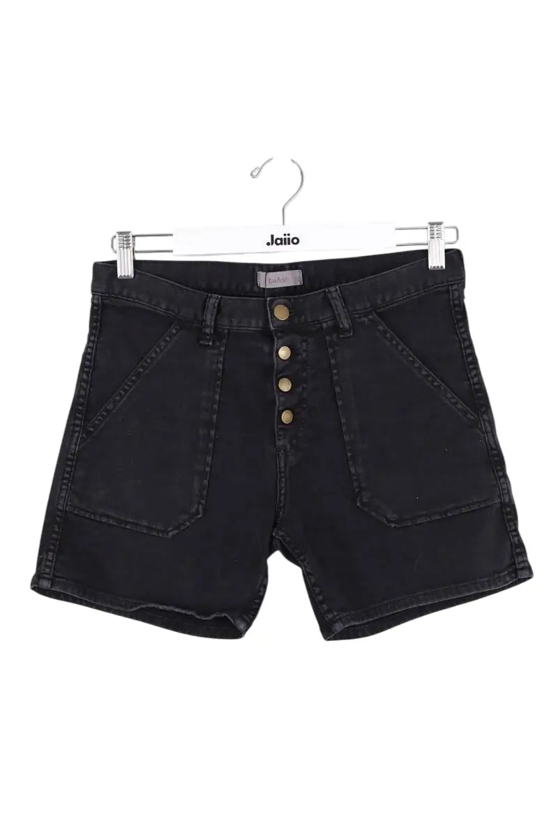 Mini short Ba&Sh Noir en Coton, taille XS - Seconde Main