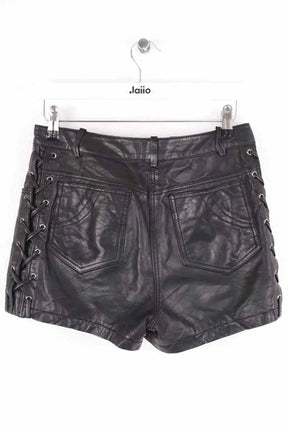 Mini short Ba&Sh Noir en Cuir