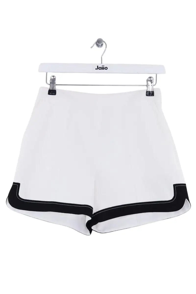 Mini short Claudie Pierlot Blanc en Coton, taille S - Seconde Main