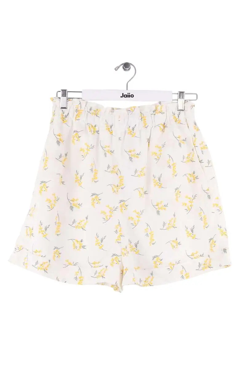 Mini short Claudie Pierlot Blanc en Viscose, taille L - Seconde Main